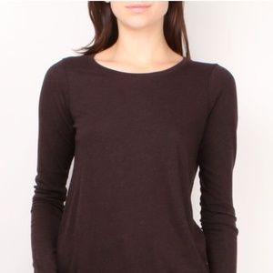 ATM HEATHERED JERSEY LONG SLEEVE TEE